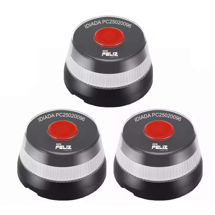 3 Uds Baliza emergencia V16 conectada con geolocalizacion DGT 3.0, luz de emergencia homologada, conectada y autorizada por DGT, señal V16 con pilas incluidas, conectividad Telefonica , vision 360 grados - 1