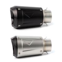 Pipé De Escape Para Motocicleta Universal 60mm En Fibra De Carbono Adecuado Para Carreras Tubo De Escape De Moto CBR600F MT07 Z800 R6 - details 10