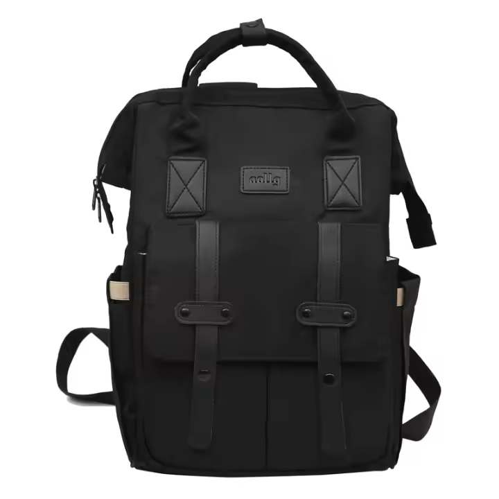 Mochila De Moda Para Mujer Bolsa De Mano De Tela Oxford Multifuncional Impermeable Con Ruedas Bolsa Para Bebés Viaje - 1