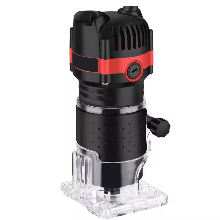 800W máquina cortadora eléctrica para carpintería, 6 velocidades máquina cortadora multifuncional, 30000rpm enrutador de carpintería, Herramientas de bricolaje, fresadora de ranuras, grabado - 1