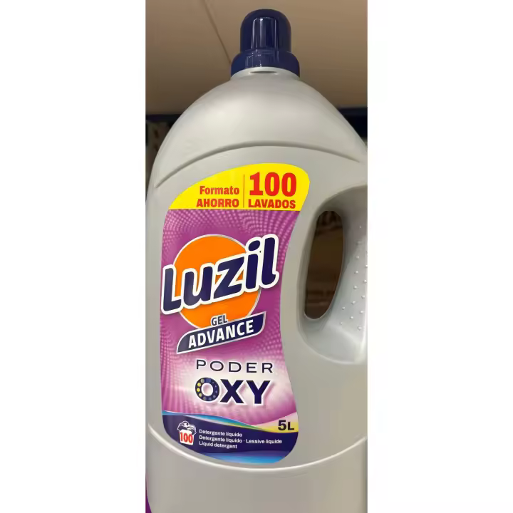 Luzil Detergente liquido Gel Advance poder Oxy 100 lavados 5L - 1