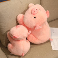 Muñeco De Peluche De Cerdo Divertido 25cm/9.84in Almohada De Cerdo Cartoon Para Decoración De Habitación Regalo De Cumpleaños Para Niñas Relleno De Algodón PP - details 7