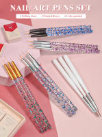 Set De 3 Pinceles Para Uñas Con Gel UV Pincel De Dibujo Ultrafino Para Manicura DIY Herramienta De Línea Estrecha Para Francés Y Acrílico - details 0