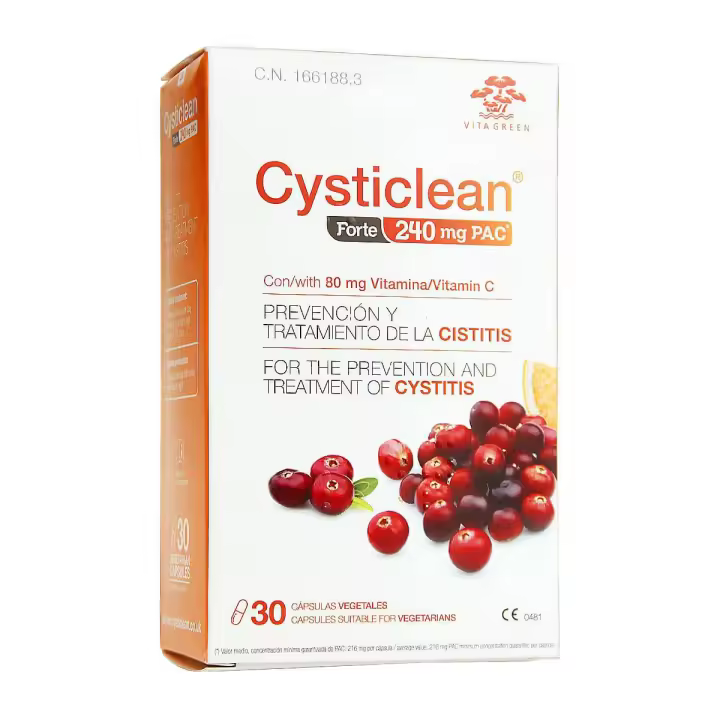 Cysticlean forte 240mg pac 30 cápsulas - 1