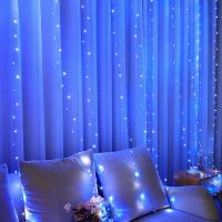 1 Pack De Luces De Cobre LED 2x2M Para Ventanas Con 20 Clips Y Luz De Batería Para Decoración De Fiesta Navidad Y Bodas - details 6