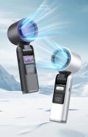 Ventilador de enfriamiento semiconductora portátil turbo - 100 velocidades, pantalla digital, viento potente y función de hielo rápido - details 10