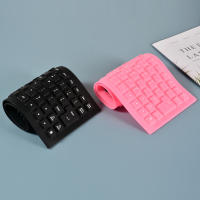 Teclado plegable de silicona de 85 teclas para PC, Notebook, tableta, portátil, Flexible, con cable, Mini USB, resistente al agua - details 7