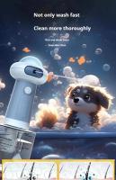Dispensador De Jabón Automático Para Perros Sin Cables USB Silencioso Frother De Bañado Para Gatos Limpieza Profunda Pulverizador De Espuma Para Mascotas - details 5