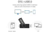 Nuevo USB 3.0 OTG Pendrive De 64GB Negro 2 En 1 32GB Impermeable 16GB Plástico 8GB U Disco 4GB Memoria Regalo De Negocios - details 7