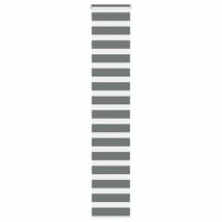 vidaXL Estor cebra gris oscurode tejido poliéster en dimensiones 40x100 cm/40x150 cm/40x200 cm y más | protección solar decorativa para ventanas hogar oficina dormitorio fácil de instalar - details 3