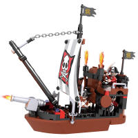 COGO Viking Ship Building Blocks 302 Piezas Modelo De Barco Vikingo Griego Para Niños 6+ Mitos Medievales Nórdicos Barco De Piratas Juguetes Educativos Compatible Con Lego - details 5