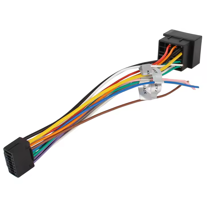 Adaptador De Cable De 16 Pines Para Estéreo De Coche ISO Estándar Conector Adaptador De Alimentación Para ALPINE - 1