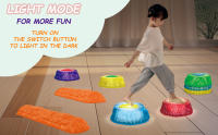 Piedras Luminosas Para Jardín 6/8 Piezas Juguete De Entrenamiento Sensorial Para Niños Tablero De Equilibrio Para Preescolar Camino De Obstáculos Para Interior Y Exterior - details 3
