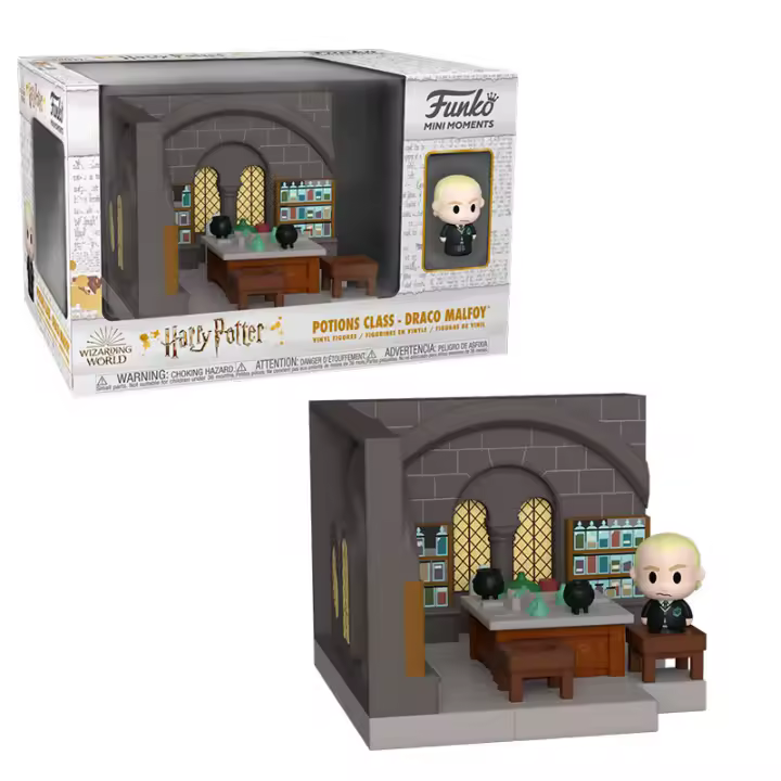 Funko Mini Moments Harry Potter - Draco Malfoy (Clase de Pociones), 57362 - 1