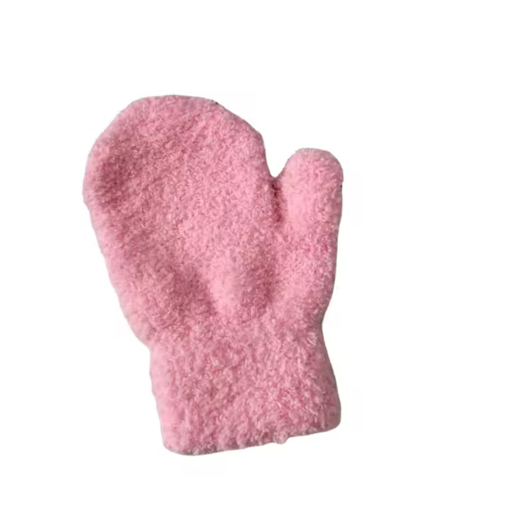 Manoplas de Invierno para niños Pequeños, Guantes De dot suaves multicolores, manoplas gruesas de Protección contra el frío - 1