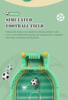 Juego De Mesa De Fútbol Mini Interactivo Deportes Tablero De Competición Juguete Catapult Para Juego Familiar Tamaño Compacto - details 5