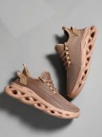 Zapatos De Correr Para Hombre Y Mujer Casual Negro Malla Transpirable Absorbedor De Choque Ligero Tenis Deportivos Outdoor Marrón - details 4