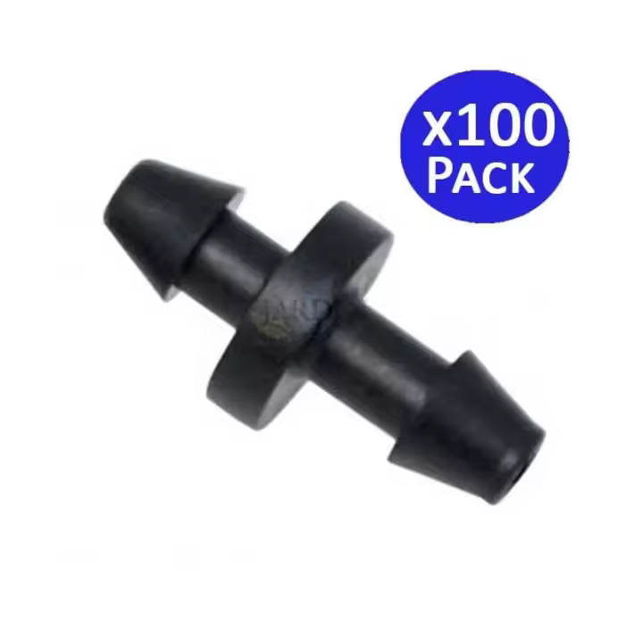Suinga Enlace Microtubo 4mm para Unir Microtubo 4,5 X 6,5mm - Accesorio Riego por Goteo - 1