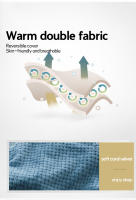 Manta De Bebé De Pina De Flanela Gruesa En Color Sólido Manta De Abrazo Para Niños Manta De Sofá Tamaño Unisex Para Todas Las Estaciones - details 3