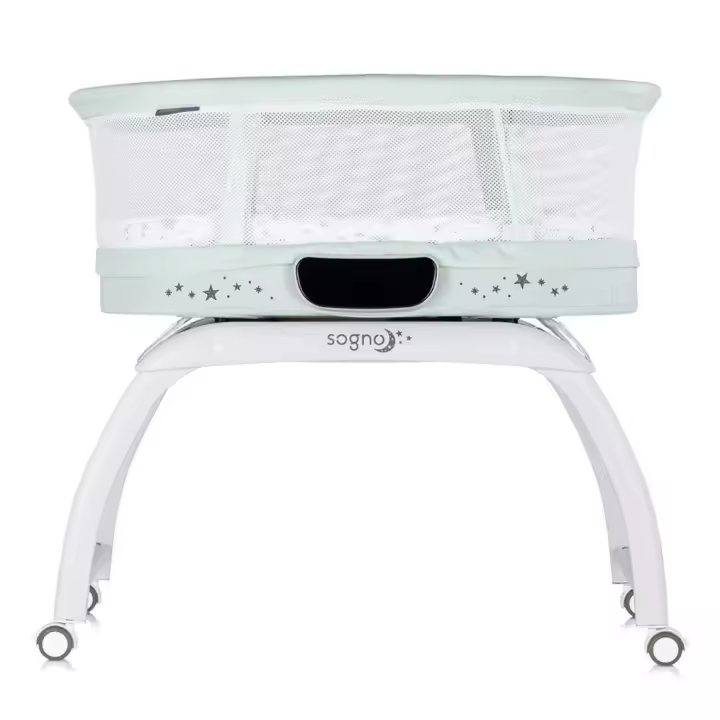 CHIPOLINO Mini cuna 2 en 1 SOGNO con peso digital, Bluetooth y control remoto de Chipolino - 1