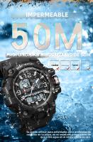 Reloj Deportivo Militar OFNS Para Hombre Estilo G Lujo 50M Impermeable Multifuncional Cuarzo LED Digital Con Alarma Y Calendario - details 2