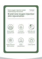 Pistola De Pulverización De Uñas Con Aire Acompañante Máquina De Inyección De Oxígeno Compresor De Agua Pulverizador De Niebla Nano Para Maquillaje Y Facial - details 1