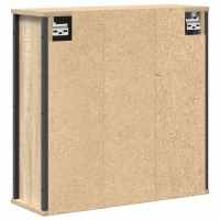 vidaXL Mueble de baño de pared con espejo roble Sonoma 50x21x60 cm - details 4