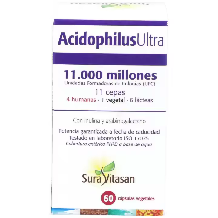 Sura Vitasan Acidophilus Ultra 60 Cápsulas - 1