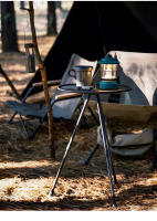 Mesa Redonda Portátil Y Desmontable WESTTUNE Para Camping Y Picnics Con Pies Ajustables Y Diseño De Aluminio Ultraligero Para Jardín Y Exterior - details 8