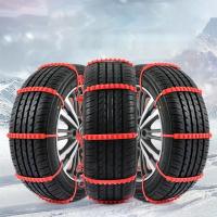 Cadenas De Nieve Para Neumáticos De Coche Accesorio Antideslizante De Doble Ranura De Emergencia Para Invierno 10/20 Piezas - details 11