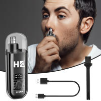 Trimmer De Nariz Y Orejas Eléctrico HIENA Recargable Mini Pocket Para Cabello Y Cejas Adecuado Para Uso Humedo Y Seco - details 2