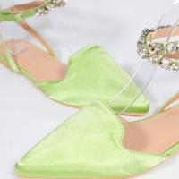HLUNA - Bailarinas - Zapatos Planos - Cadena dorada - en Rosa Verde Negro 9117 - details 4