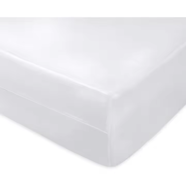 JIMENÉZ HOME - Funda de Colchón blanca con Cremallera en L tacto suave, tejido 100% poliéster, transpirable, hipoalergénica. - 1