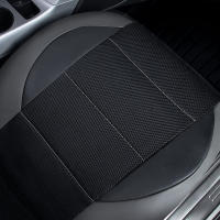Funda de asiento de coche de cuero Pu Universal, tela transpirable, cojín de asiento delantero y trasero, protección completa, 9 unidades por juego - details 15