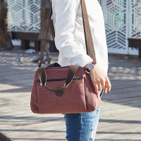 Nueva Bandolera Multifuncional Para Mujer Bolsa De Hombro Mensajera De Lona Con Gran Capacidad Estilo Casual Para Todas Las Occasiones - details 12