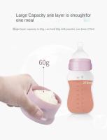 Caja de almacenamiento de leche de fórmula para bebé, dispensador portátil de leche en polvo para niños pequeños, contenedor de alimentos, caja de aperitivos, 3 piezas/4 piezas - details 3