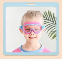 Gafas de Nación de silicona para niños, Montura Grande, HD, UV, Gran angular, antivaho, ajustables, suministros de Nación - details 21