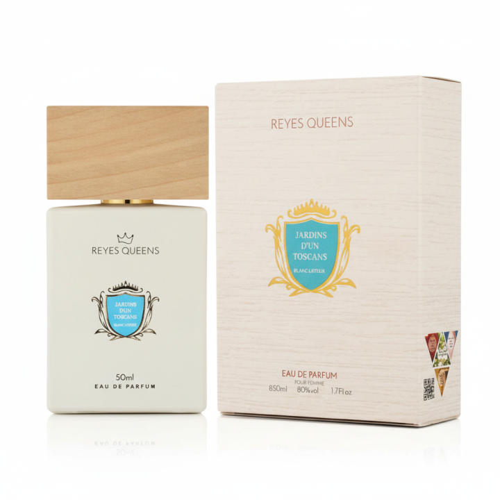 Perfume femenino Jardins d’ Toscans Eau de Parfum 50ml de Reyes Queens, fragancia elegante y envolvente ideal para el uso diario o ocasiones especiales. 🚚 Envíos a España 24/48 horas.