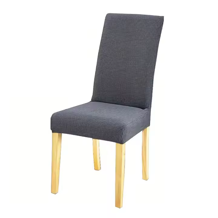 Cubierta De Silla Elástica Impermeable Para Comedor Cocina Boda Hotel Banquete Restaurante Anti Suciedad Housse De Chaise - 1