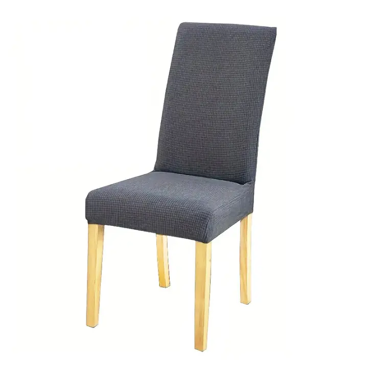 Cubierta De Silla Elástica Impermeable Para Comedor Cocina Boda Hotel Banquete Restaurante Anti Suciedad Housse De Chaise - 1