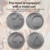 Molde De Galletas De Azúcar Horno De Alimentos Kit De Juego De Hacer Miel Y Biscochos De Acero Inoxidable Herramienta De Cocina - details 2