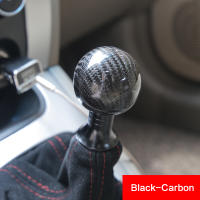 Pomo De Cambio De Marchas Universal De Fibra De Carbono Forma De Bola Acrílico Transparente Para Coche Accesorios De Automóvil - details 5