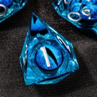 Juego De Dados DND Líquido Núcleo D&D Resina Fronteriza Para Juego De Rol RPG D20 D12 D10 D8 D6 D4 Borde Fino Dados De Dragón Y Sótano - details 16
