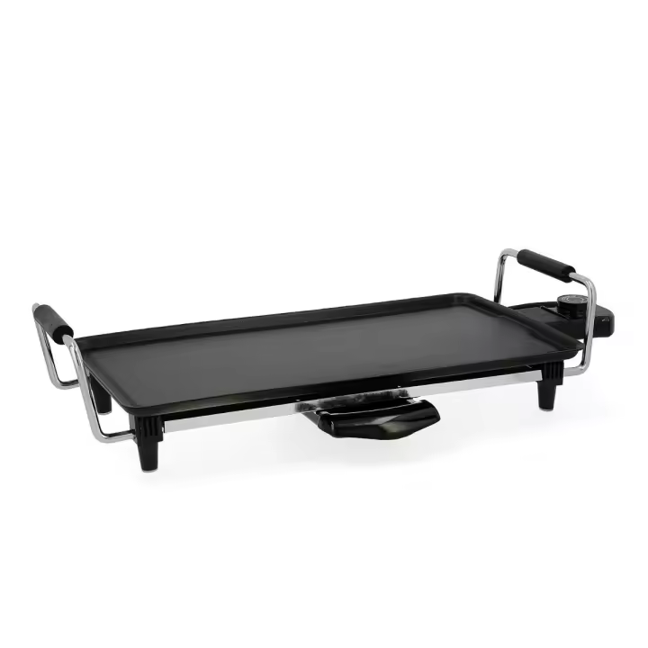 Dcook DCOOK GALLERY Plancha de Asar Antideslizante con Termostato Regulable y Bandeja Recoge Grasa - 1