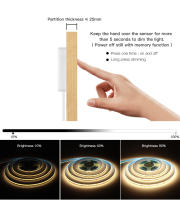 Luces LED COB USB 5V Para Maquillaje Con Dimmer Táctil De Vidrio Transparente Iluminación Para Espejo De Vestíbulo Y Mesa De Vestir DIY - details 4