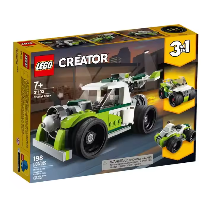 Lego Creator 3 en 1 – Camión a Reacción, Licencia Oficial - 31103 - 1