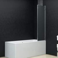 vidaXL Mampara de ducha plegable 3 paneles ESG 130x138 cm - details 4