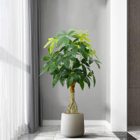 Planta Artificial De Monstera Grande 95cm Con Hojas De Palma Falsas Árbol Verde Tropico Decoración Para Jardín Casa Exterior DIY - details 0
