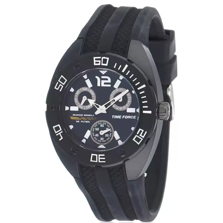 Time Force Tf4144b11 Seleccion Española Futbol Reloj Para Para Chico Color Negro - 1