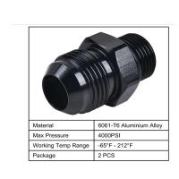 Adaptador Recto De Aluminio Negro AN10 a M16x1.5 Freno De Hombre Para Motor De Automóvil Material 6061-T6 Adecuado Para Todas Las Dislocaciones - details 1